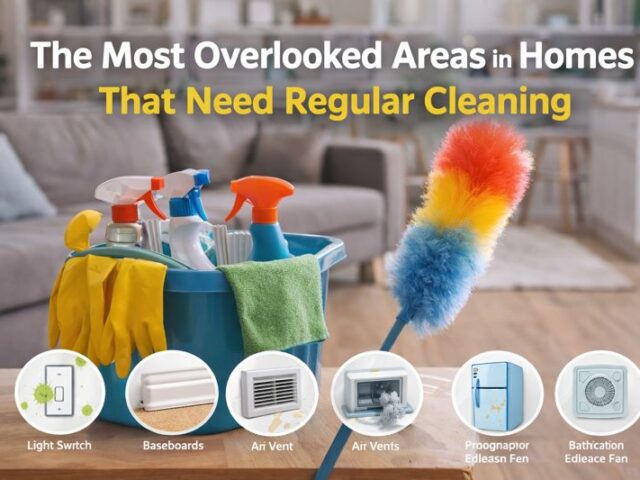 The Most Overlooked Areas in Homes That Need Regular Cleaning